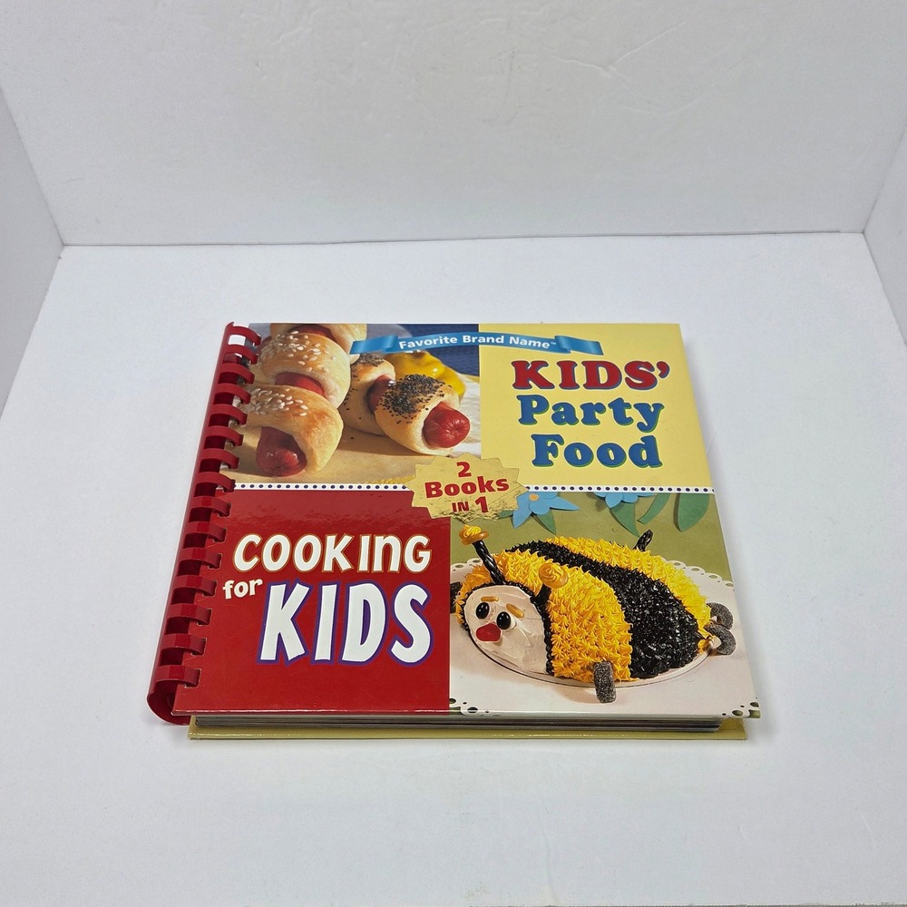 Cooking for Kids & Kids Party Food 2 Books in 1 Spiral Cookbook ISBN 141272032X
